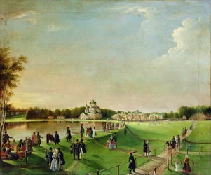 Fête populaire à Ostankino, années 1840